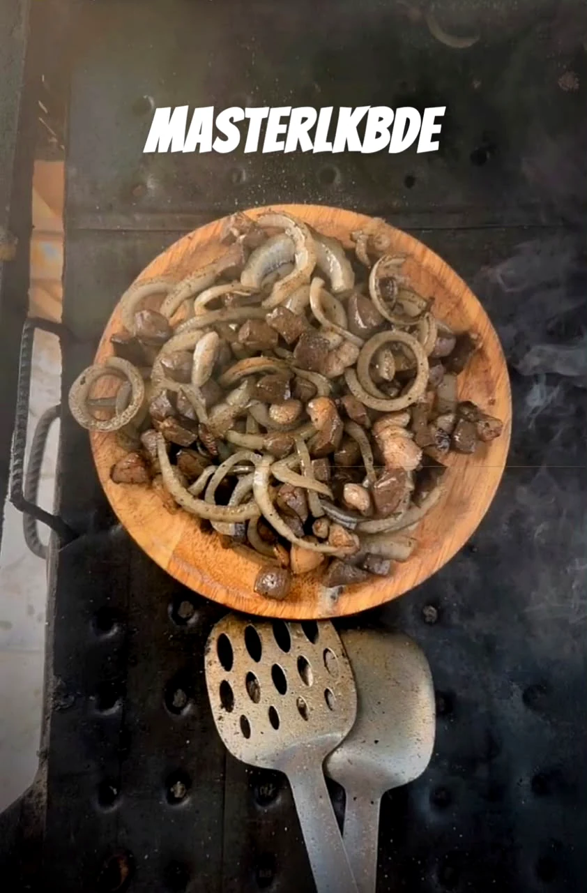 طبق كبدة ماستر الكبدة على المجمر